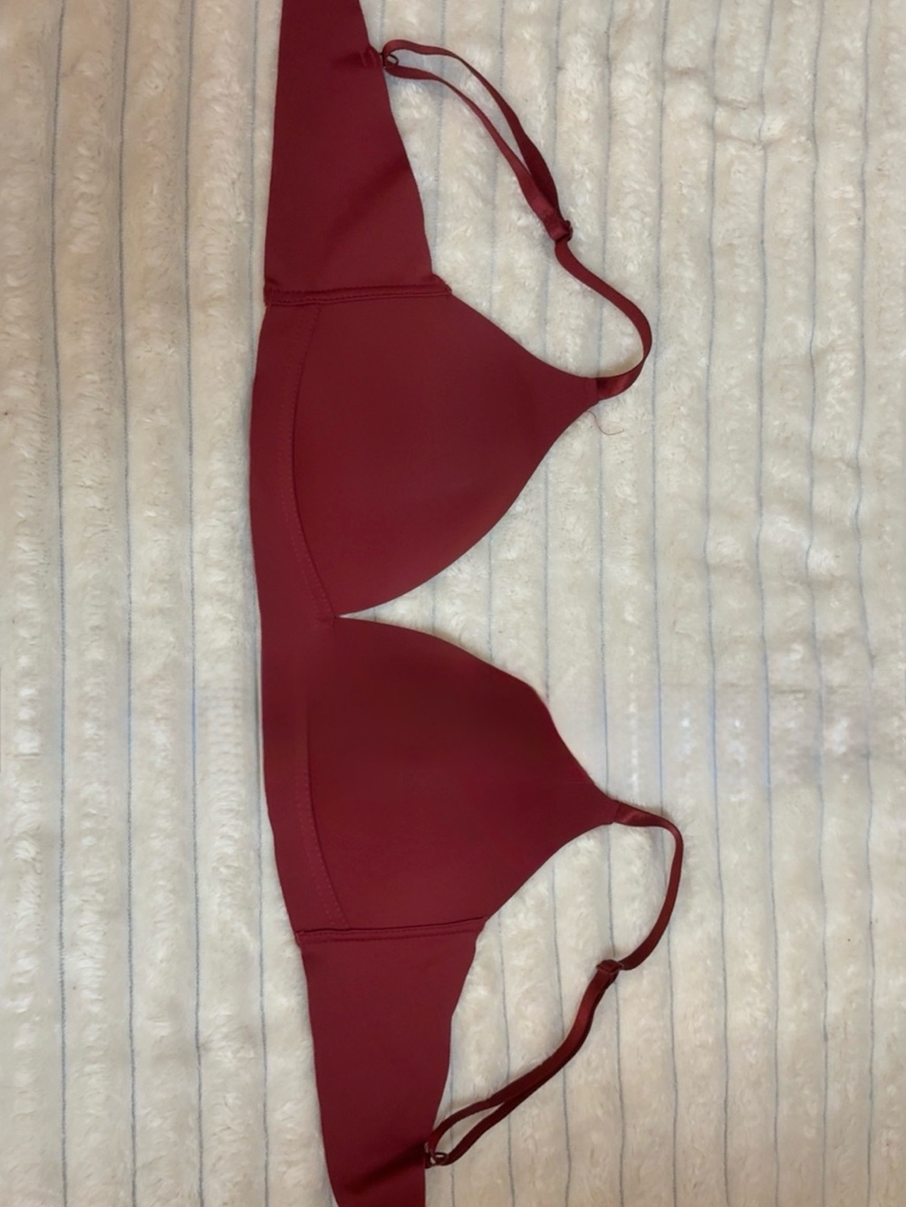 Target Women's Molded Wireless Bra in Burgundy